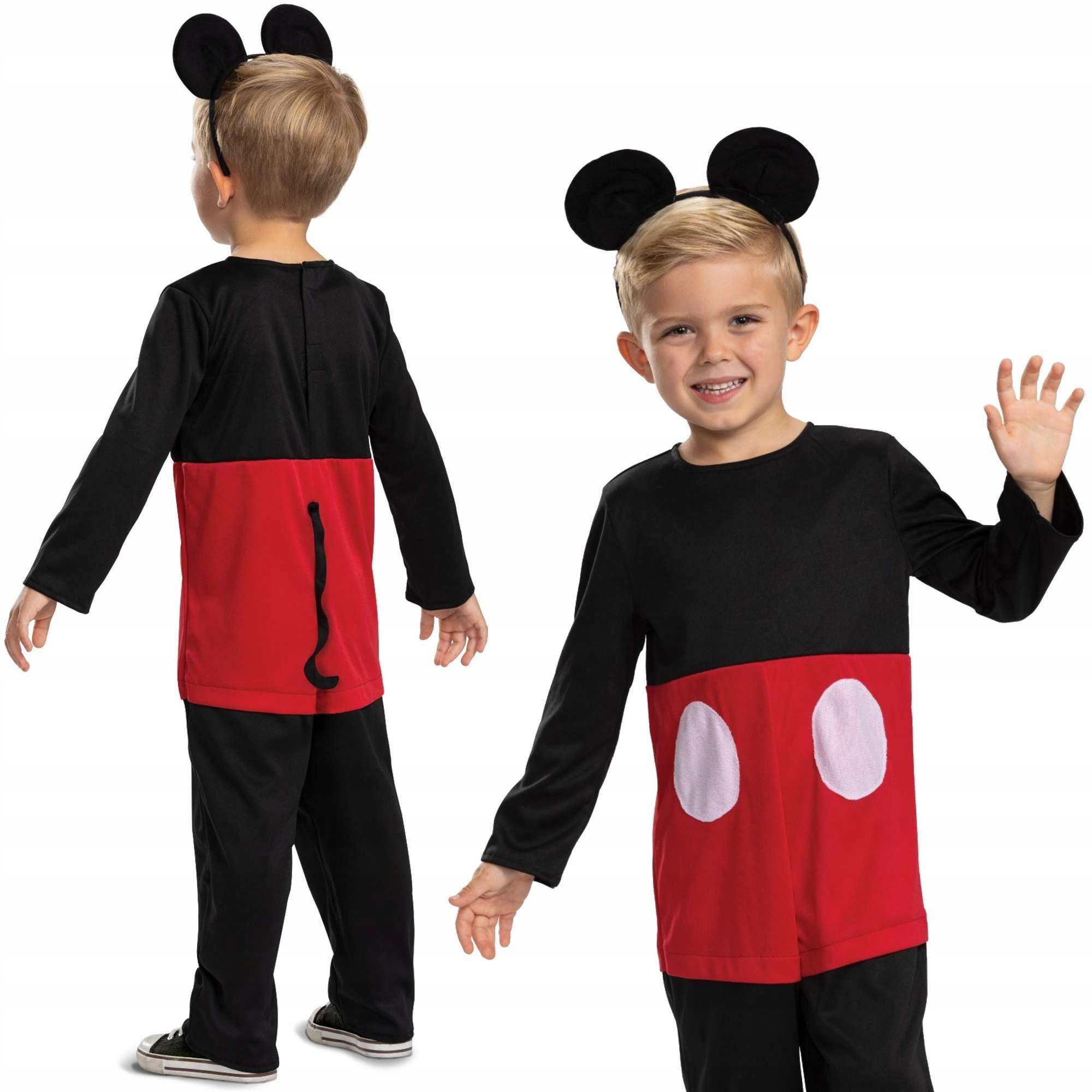 Kostým pre chlapca- Mickey zamaskuje kostým myši 86-98