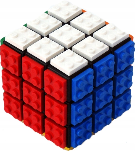 Logická hračka - FanXin Lego Kocka UČIACA KOCKA + STOJAN