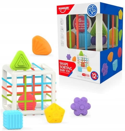 Elastic Cube Sensory Sorter Square Elastic Band