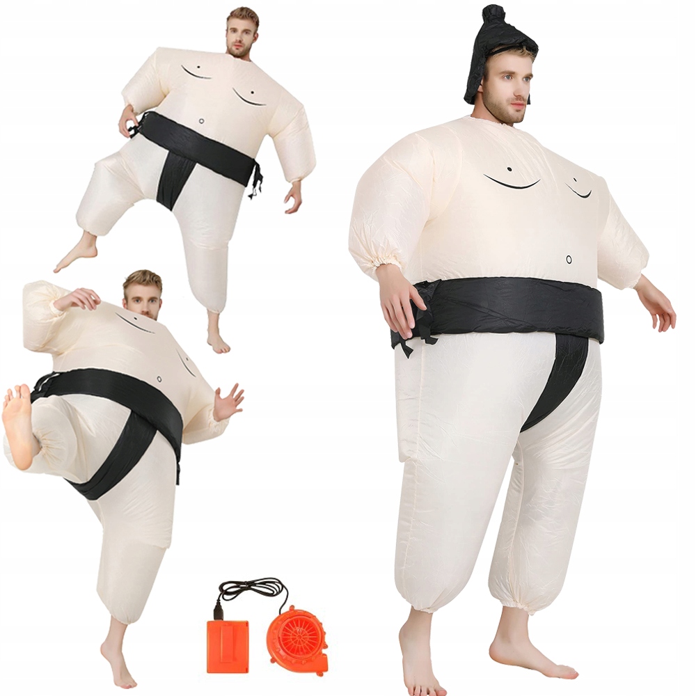 KOSTÝM NAFUKOVACIE SUMO FIGHTER ŠATY HALLOWEEN PARTY