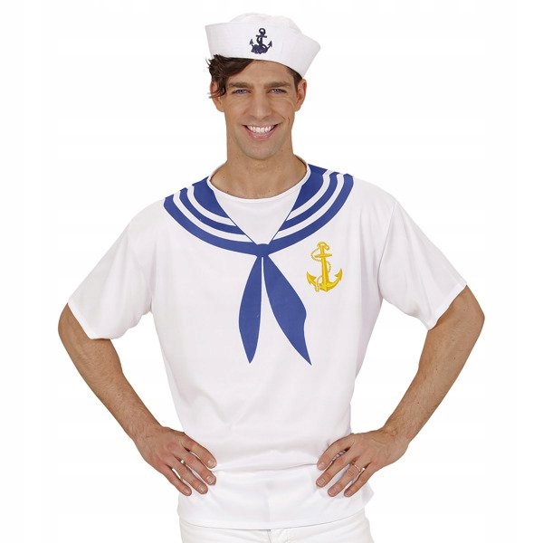 Kostým, maska - Sailor košeľa, xl karneval