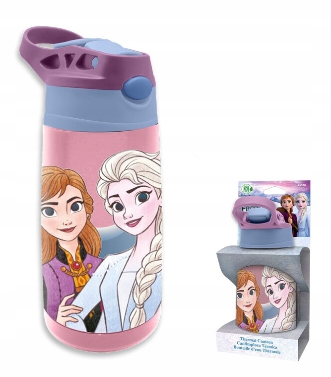 Detský desiatový box, fľaša - Ľadová pôda Elza Bidon Thermal Bottle 400 ml