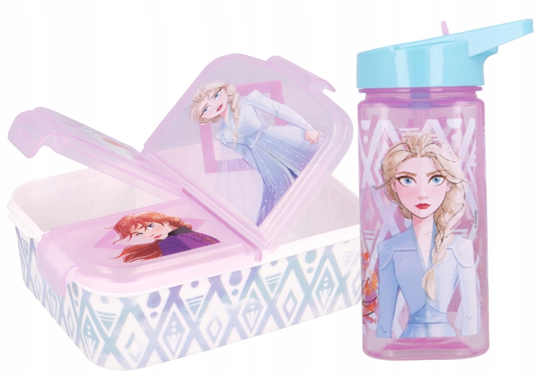 Detský desiatový box, fľaša - Ice Land Breakfast Box + fľaša 530 ml