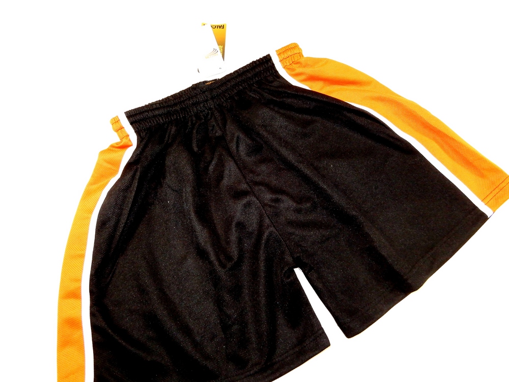 Detská košeľa - Krátky 02 134 Čierne, oranžové