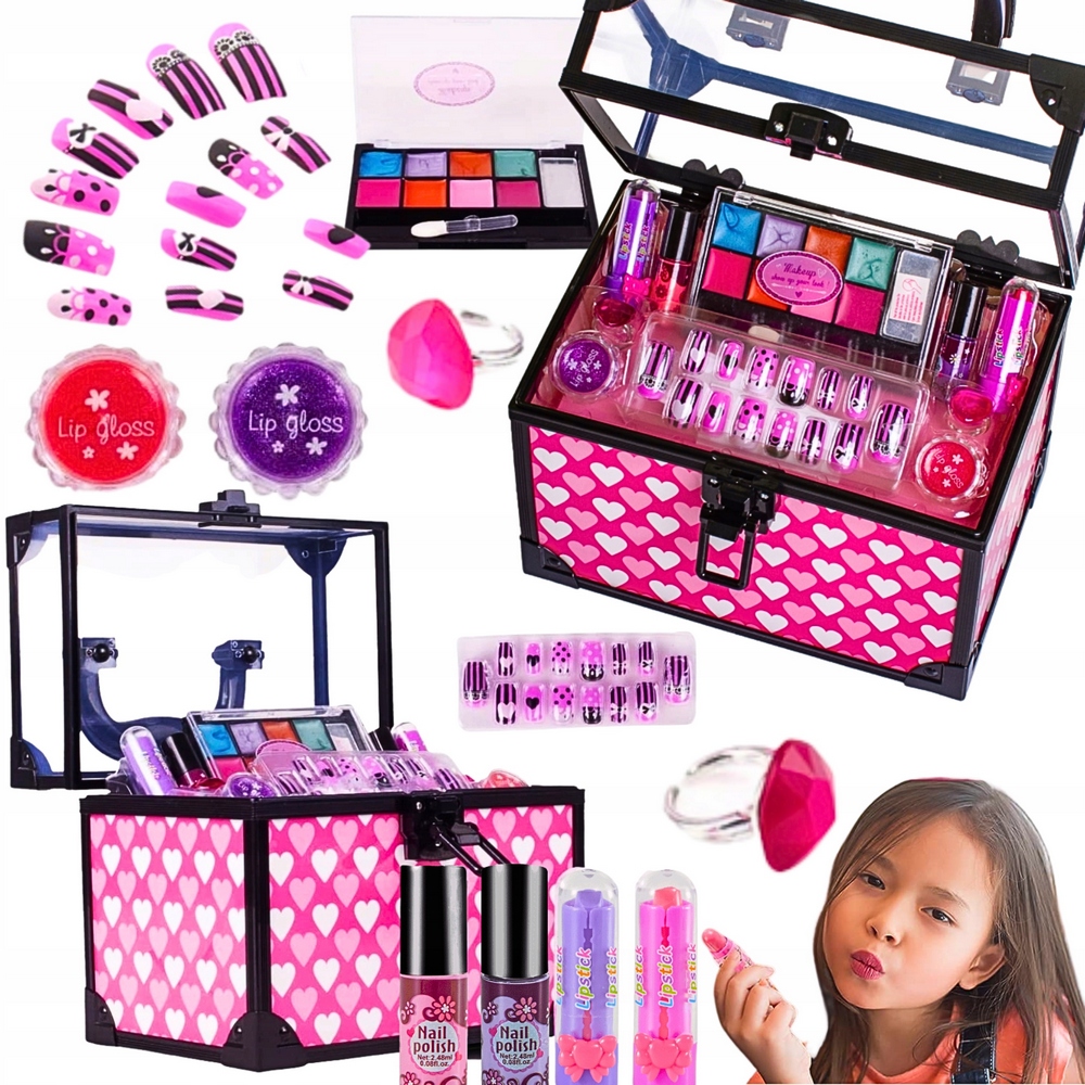 Detský make up - Corbon Cosmetics Set pre make -up a maľbu na nechty domáce kúpele