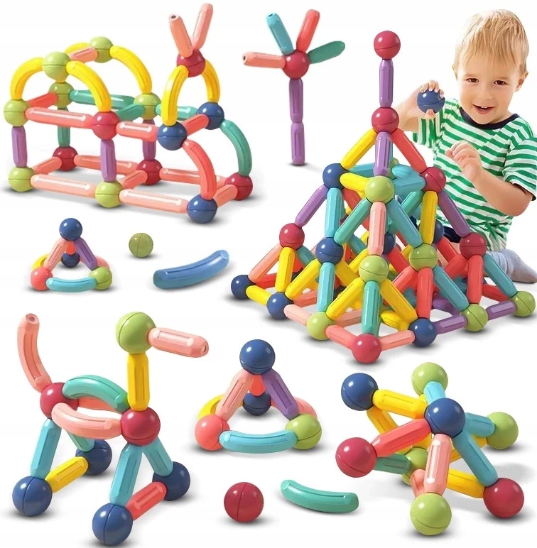 Stavebnica - Marioinex Wafle Construction Blocks 48 prvkov