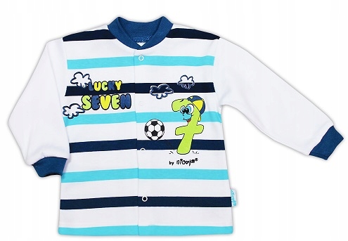 Kojenecka košieľka - Baby caftan Nicol 80 biela, námornícka modrá, modrá