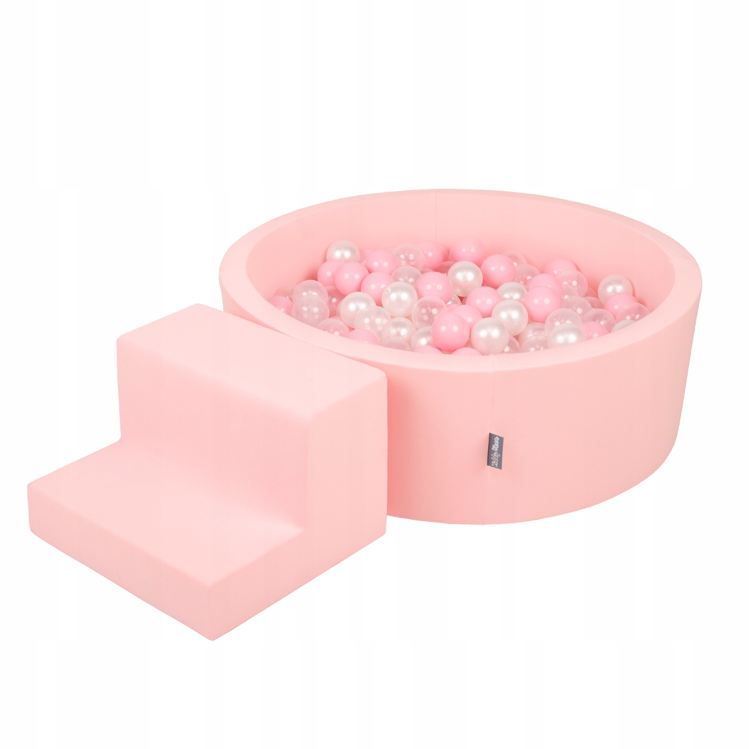 Detské ihrisko KiddyMoon Foam ružové 200 lôpt PPZP-OK30D-122