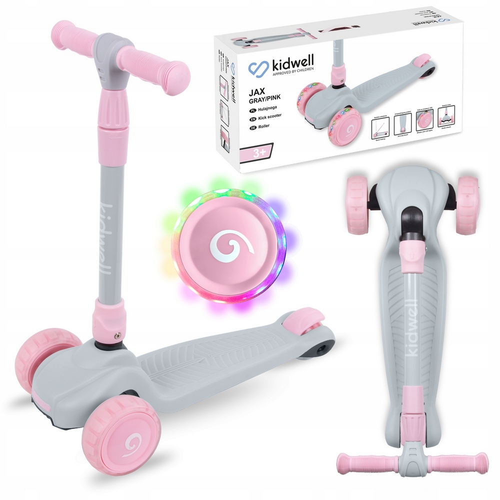 Kidwell Jax Tri -Wheeteed Scooter pre dievča