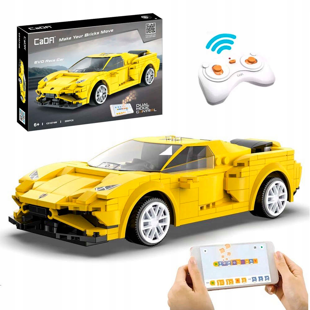 Stavebnica, slamky - Pretekárske vozidlo Evo Dual Mode RC stavebné bloky