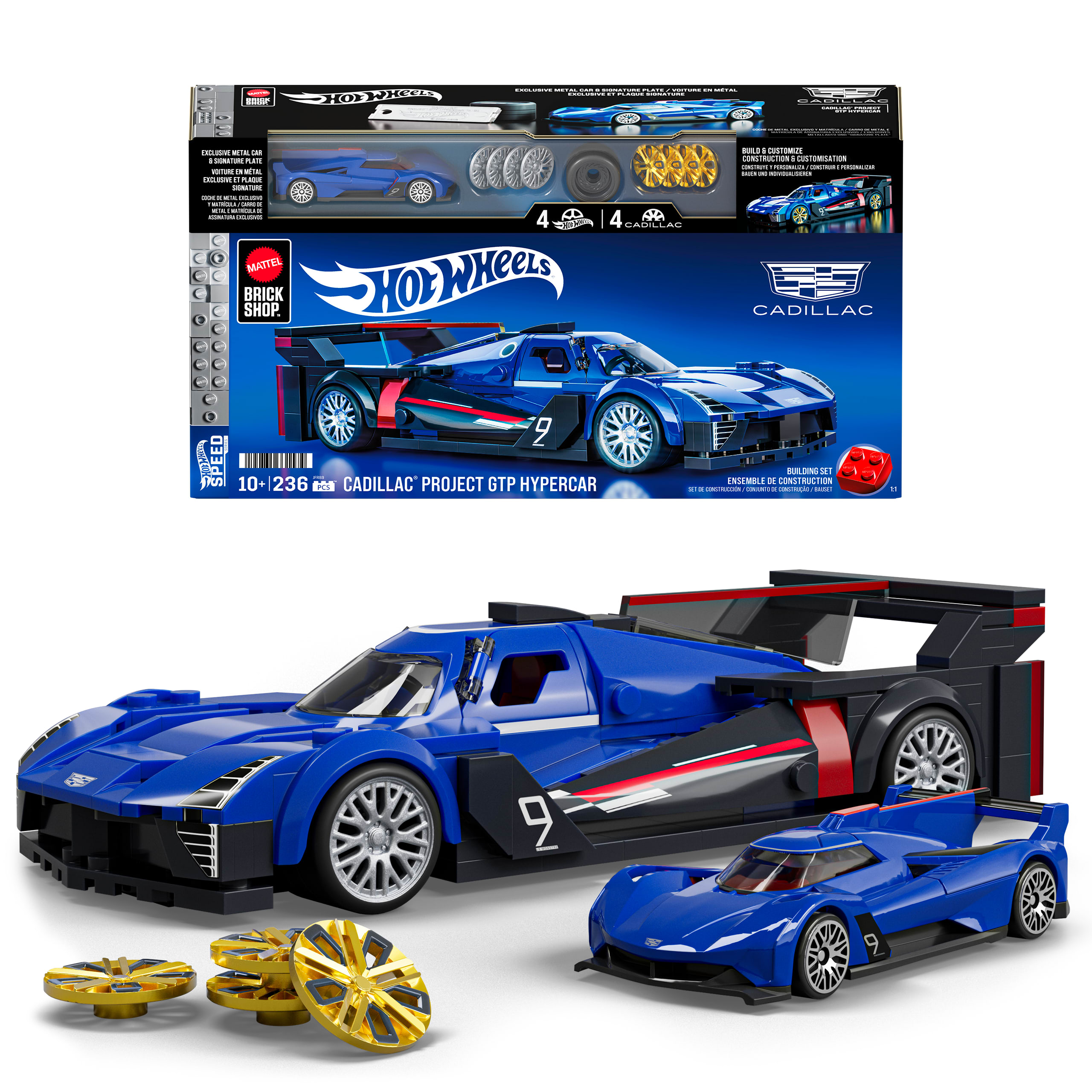 Mattel Brick Shop Hot Wheels Speed Series Cadillac Project GTP Hypercar