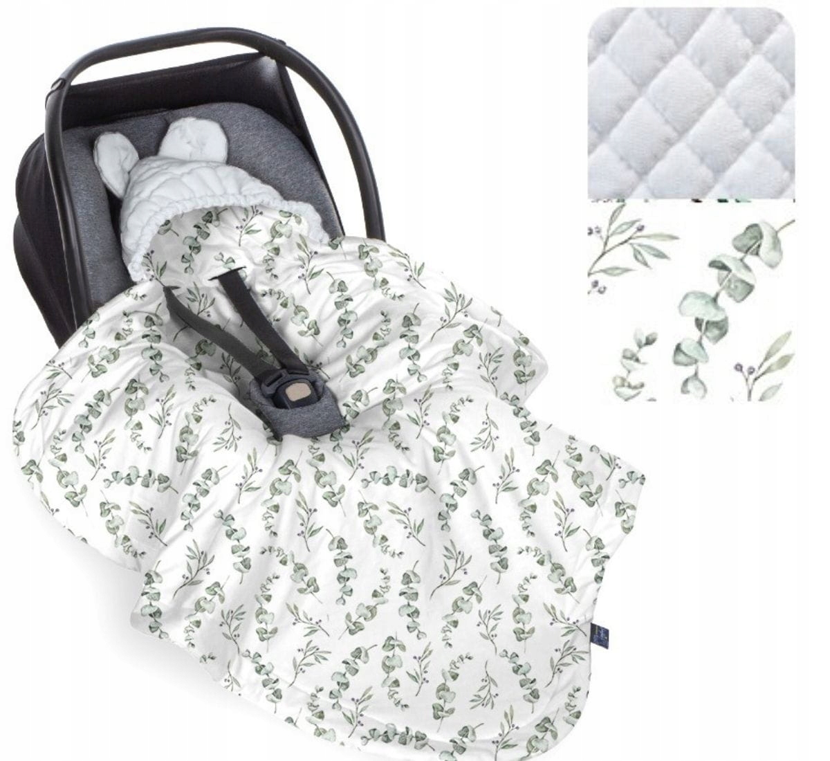 Spací vak do autosedačky Baby Steps Eucalyptus
