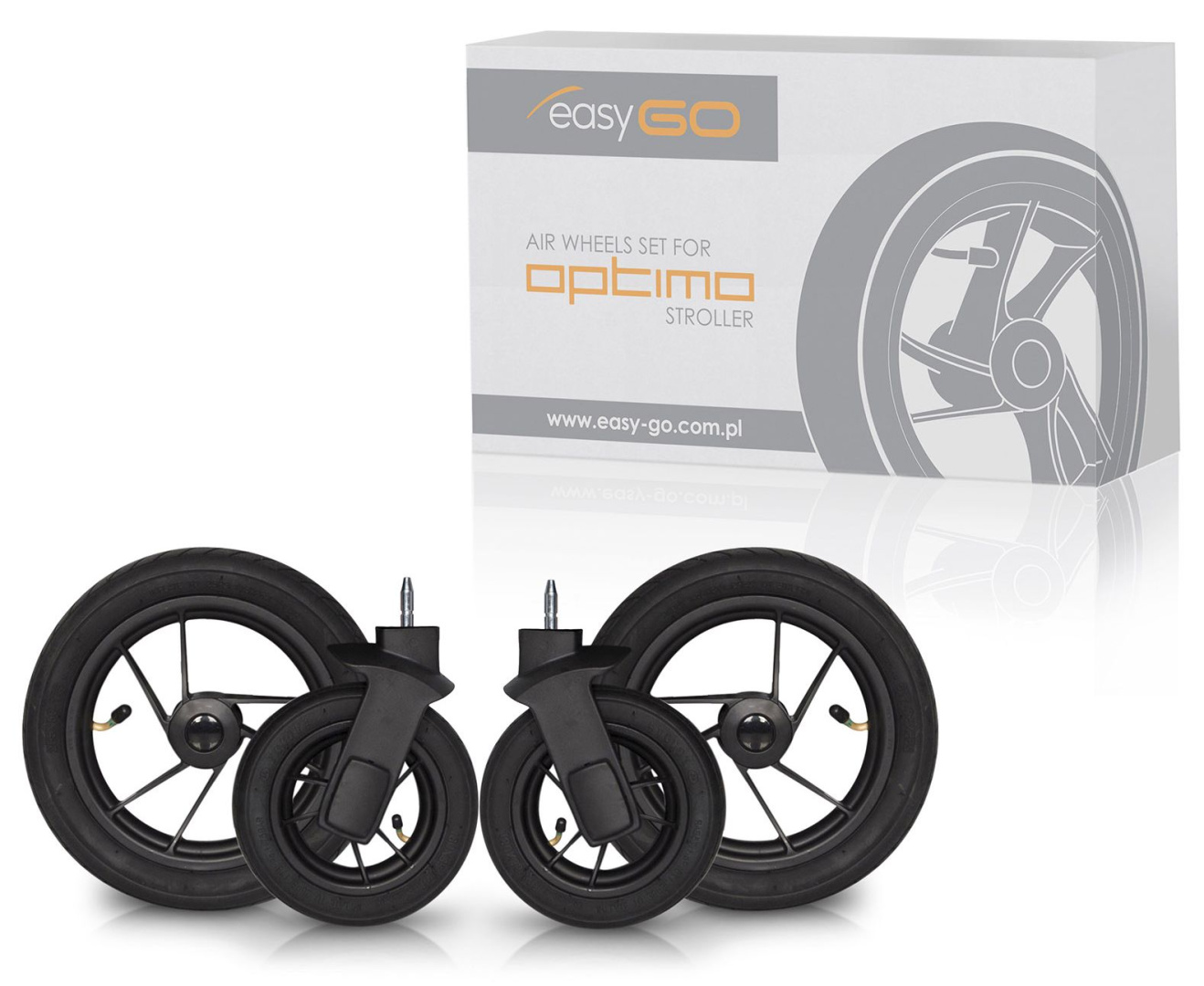 Nafukovacie kolesá ku kočíku EasyGo Optimo