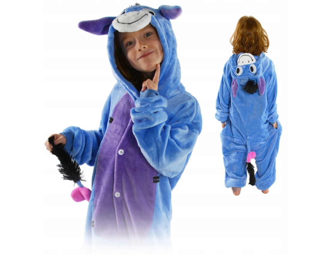 Pyžamo, župán - Onesie (kombinézy), veľkosť 0 fialová, modrá
