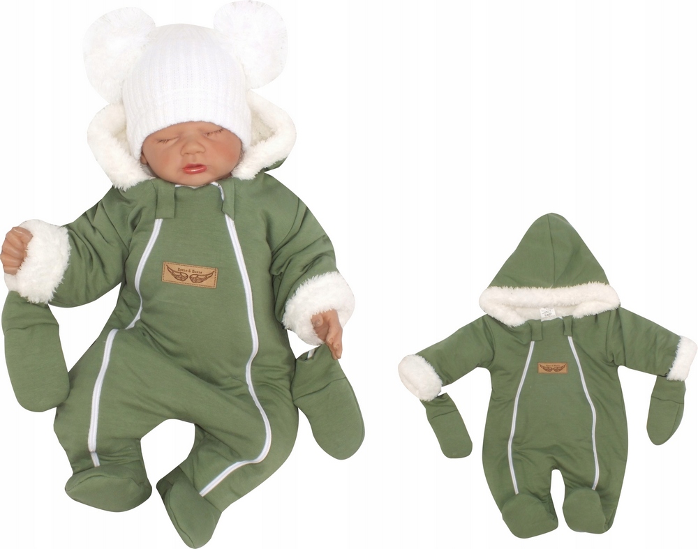 Detské kombinézy Zyzio a Zuzia 56 White, Green