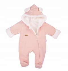 Detská kombinéza - Nicol 80 Pink Baby Suit