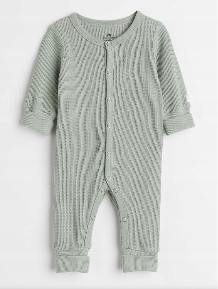 Dupačky - Baby Rampers H&M 56 khaki