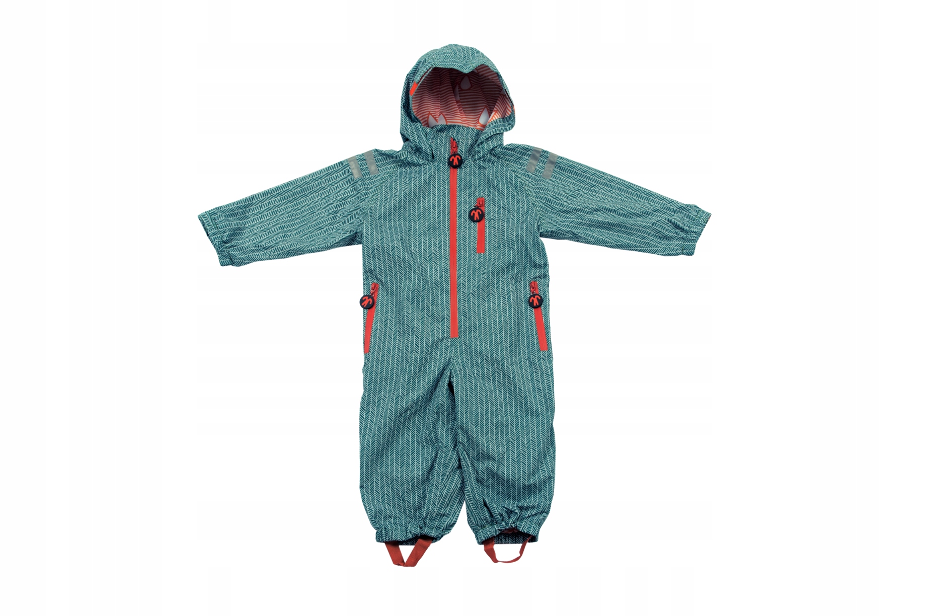 Detská kombinéza - Ducksday 80 Rain Suit 80 Zelený
