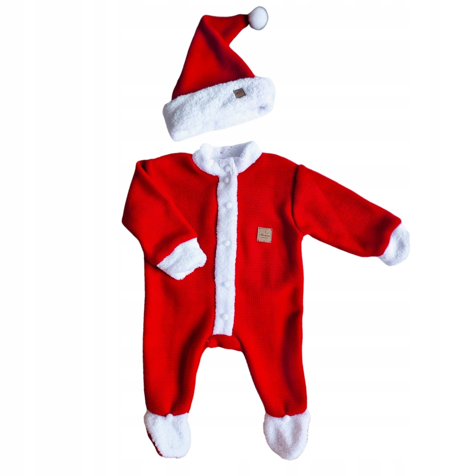 Detský komplet - Baby Set Mariposa 86 Biela, červená 2 ks.