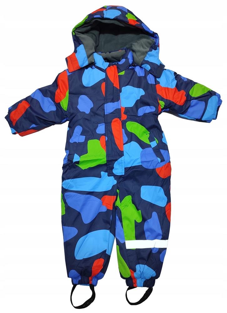 Detská kombinéza - Zimné kombinézy Xukids 110 červené, námornícke modré, modré, viacnásobné, zelené