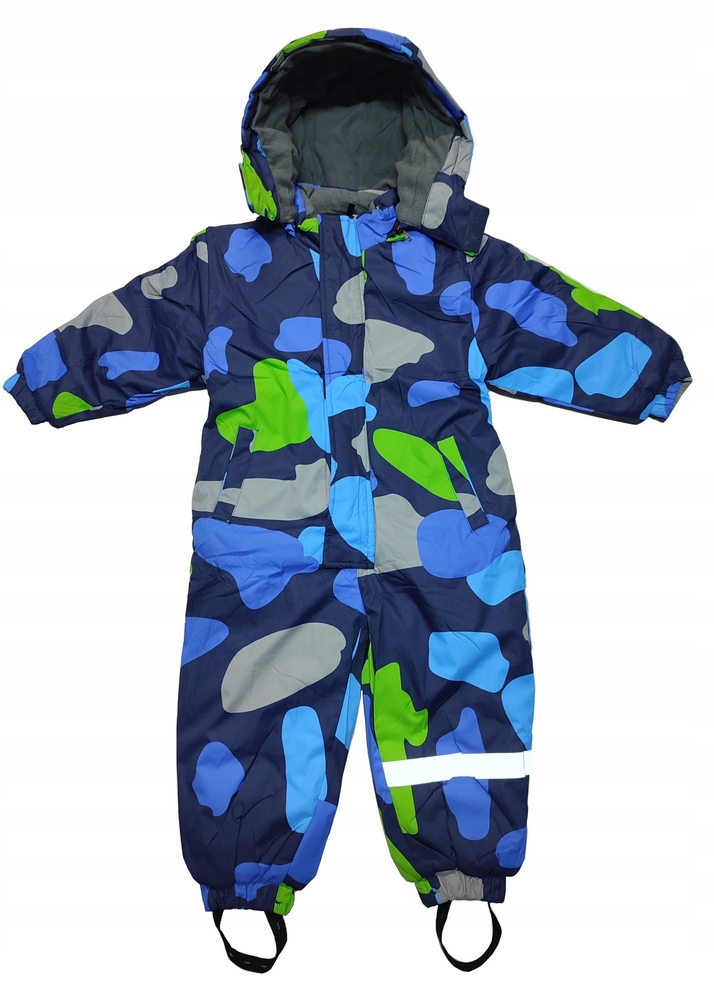 Detská kombinéza - Zimné kombinézy Xukids 98 Navy Blue, Blue, Multi -Colored, Green