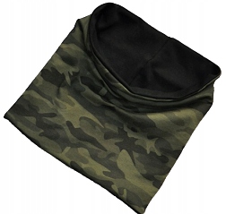 Nákrčník - Wings Designe Black, Green Cotton Scarf