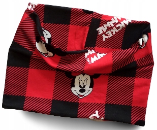 Nákrčník - Wings Designe White, Black, Red Cotton Scarf