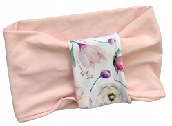 Nákrčník - Wings Designe White, Pink, Multi -Colored Cotton Scarf