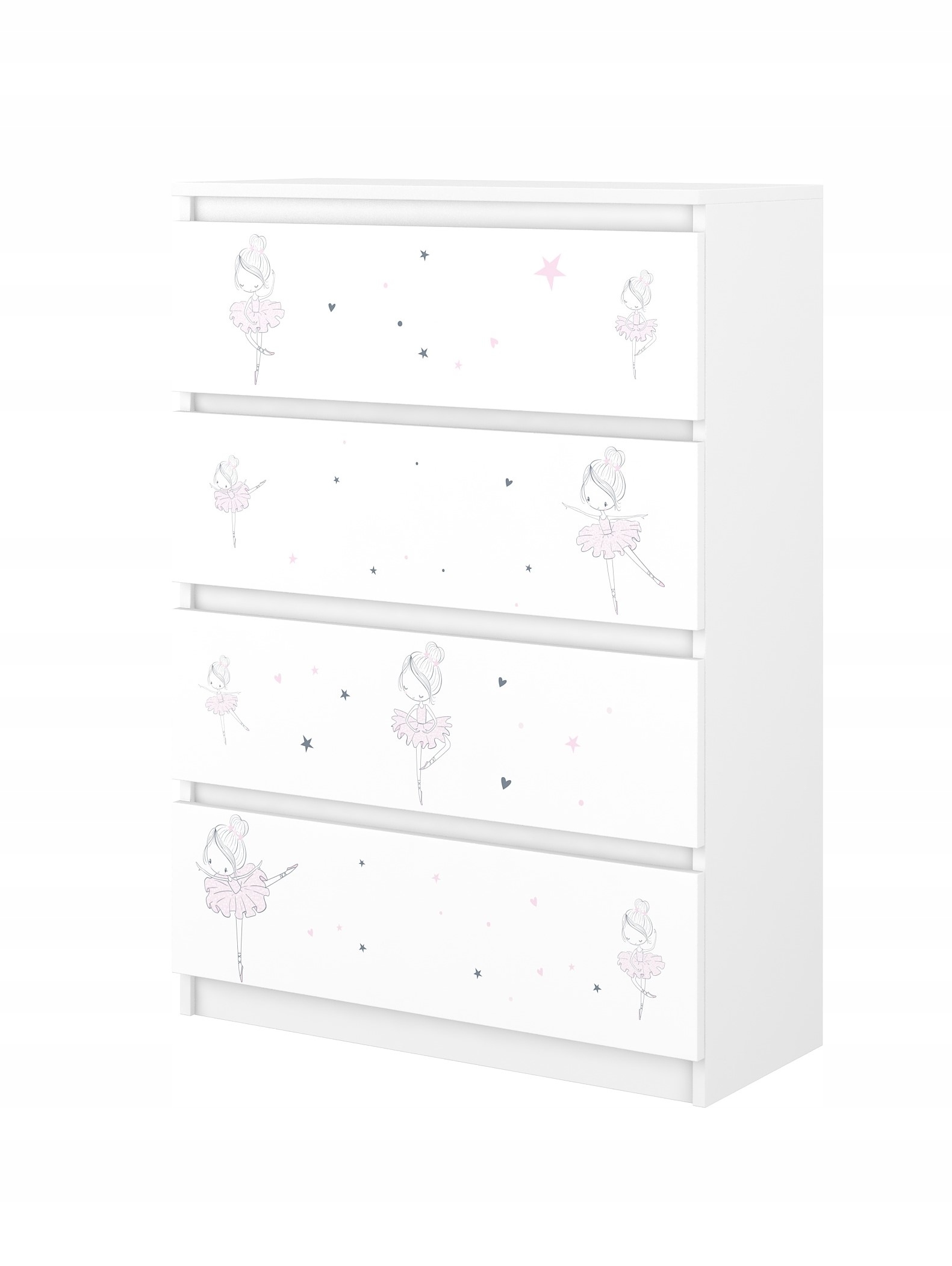 Baby boo 70 x 40 x 98 cm biele komody