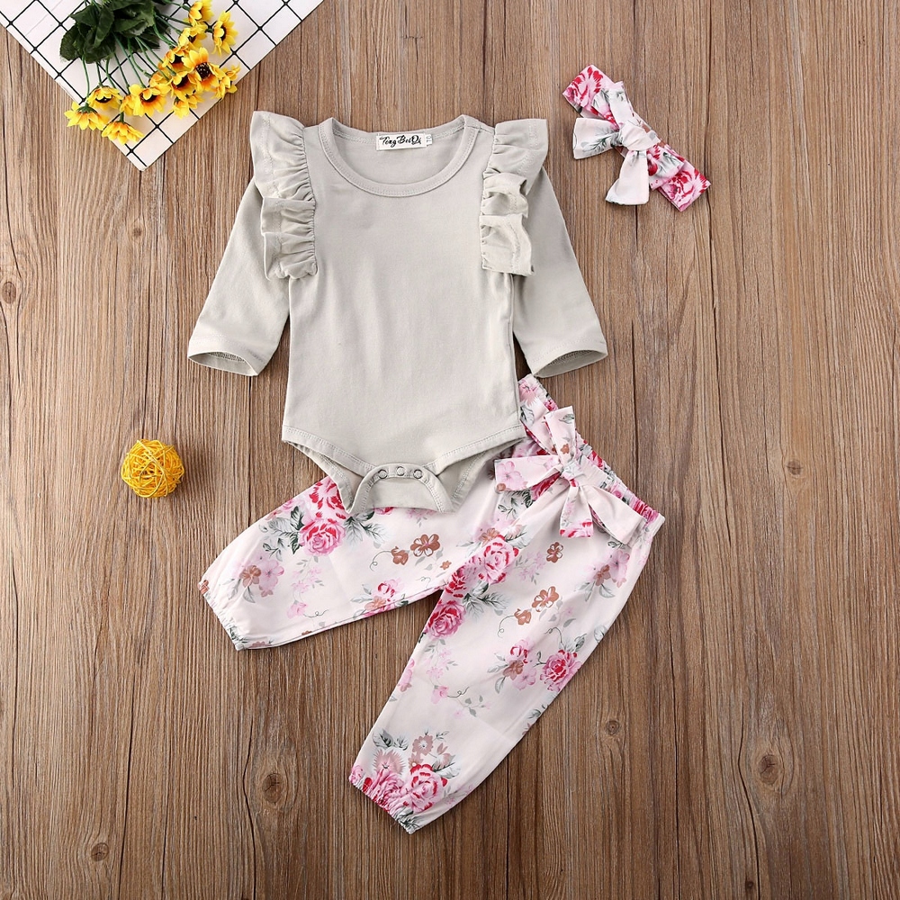 Detský komplet - Modavip 80 Pink, Grey, Multi -Colored 3 Pink Set. 3 ks.