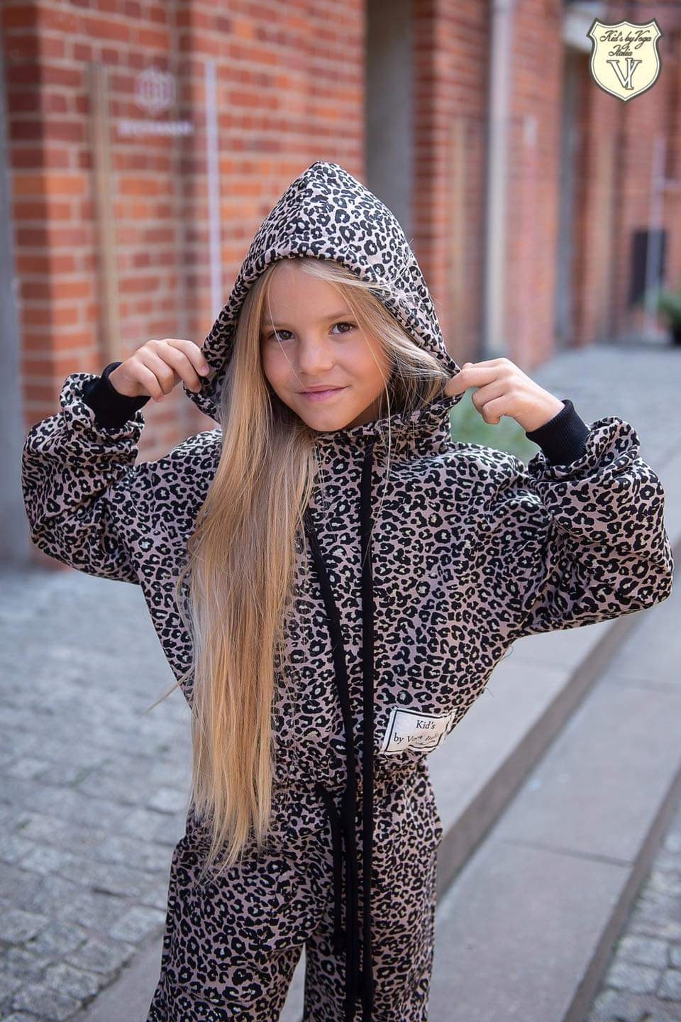 Set Kids od Voga 116 béžová, hnedá, čierna