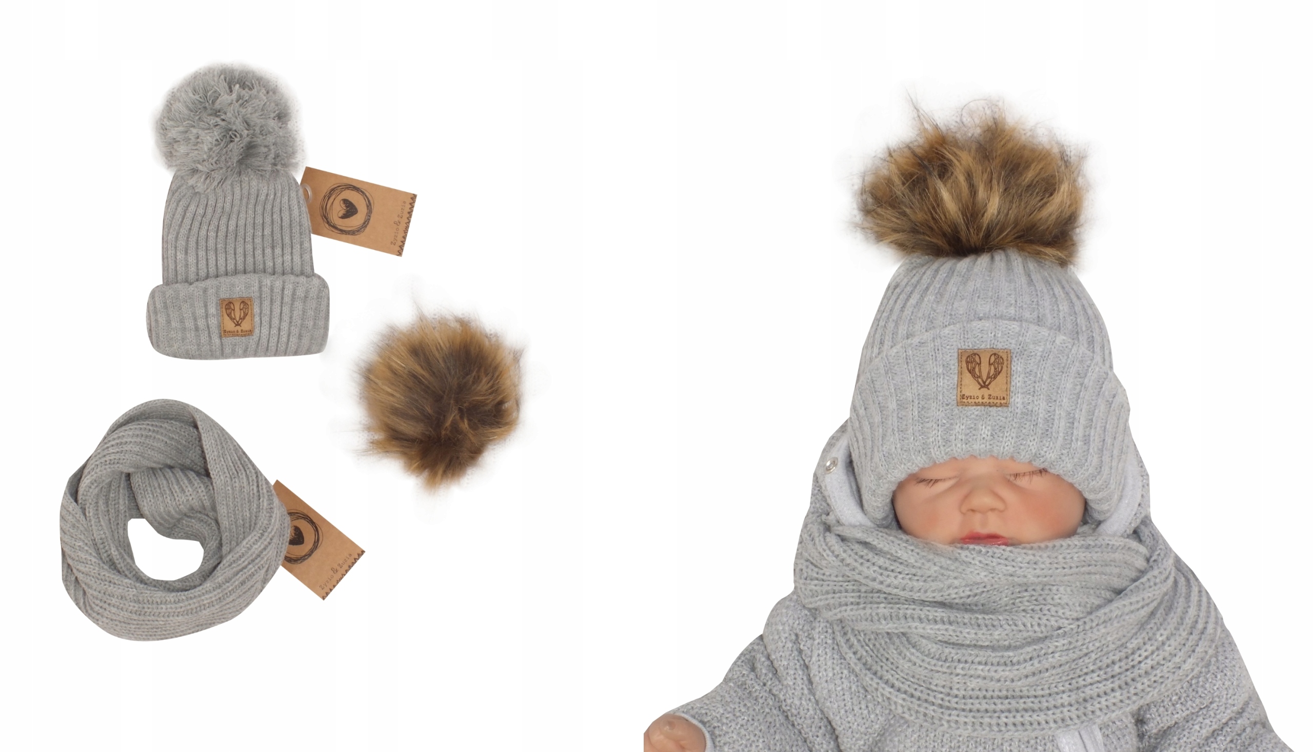 Zyzio a Zuzia Winter Cap 42-46 cm