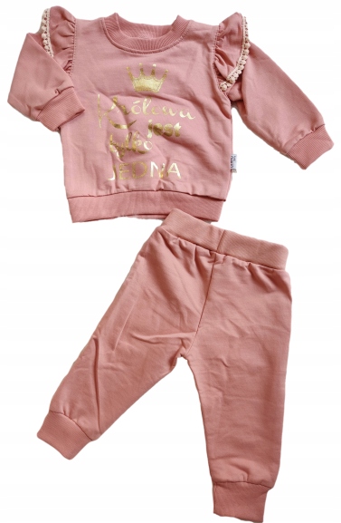 Detský komplet - Dieťa set onno baby 80 Pink 2 ks.