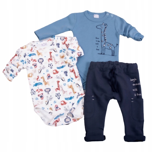 Detský komplet - Detská súprava Poľsko 86 NAVY BLUE, BLUE 3 PCS.