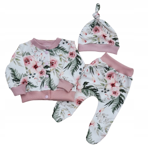 Detský komplet - Baby Set Studio Mały 62 ECRU, viacnásobné 3 počítače.