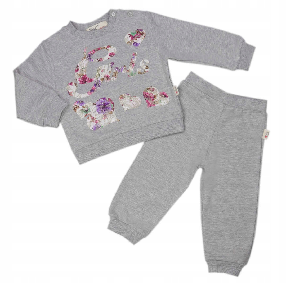 Detský komplet - Baby Set Swekbrabowe.pl 86 Gray 2 PCS.