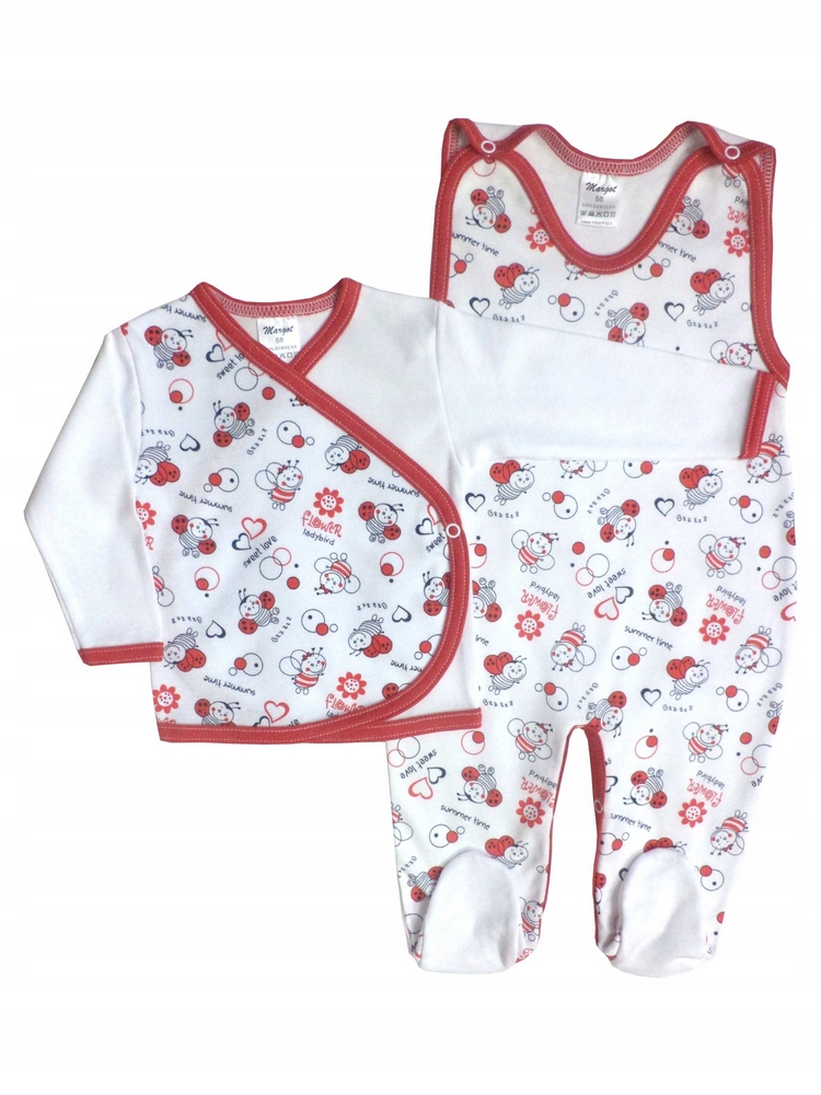 Detský komplet - Detská súprava PPH Margot 74 White, Red, Ecru, Navy Blue, Blue, Pink, Grey, Green, Yellow 2 Pcs.