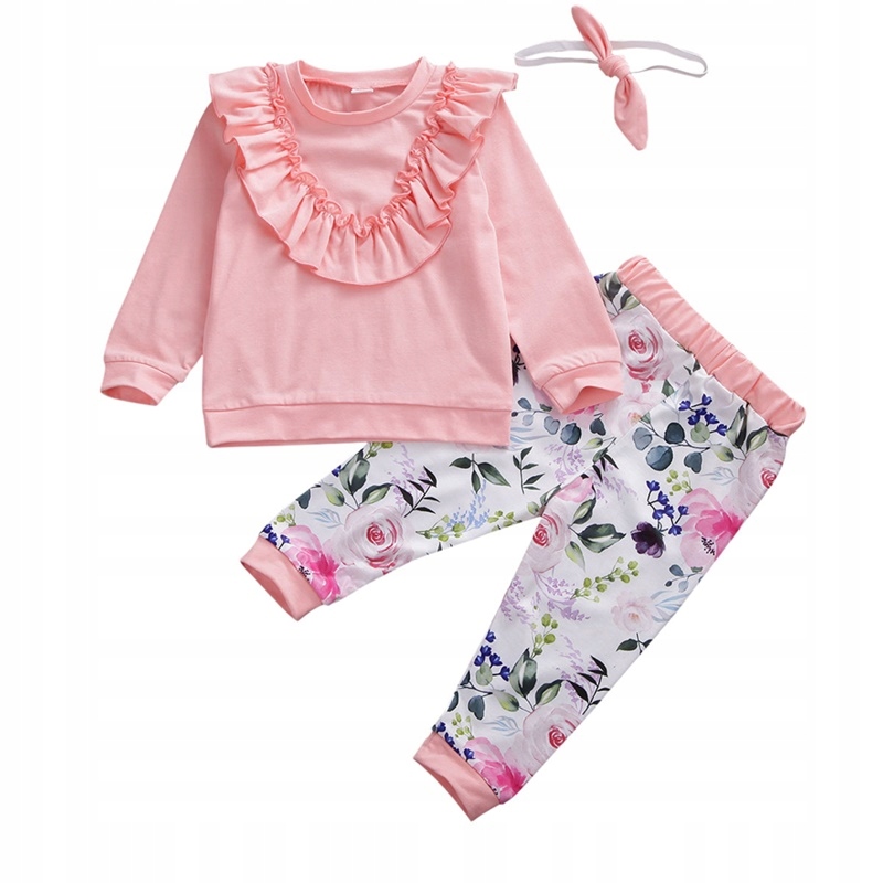 Detský komplet - Baby Set Kids 74 White, Pink, Multi -Colored, Green 3 Pcs.