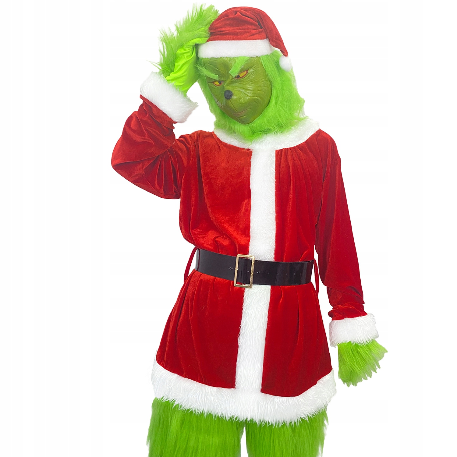 Kostým, maska - Vianočná show Green Fur Grinch Show S-3XL kostým