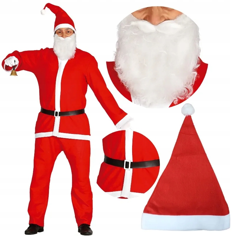 Kostým, maska - Kostým Santa Claus pre dospelých m l