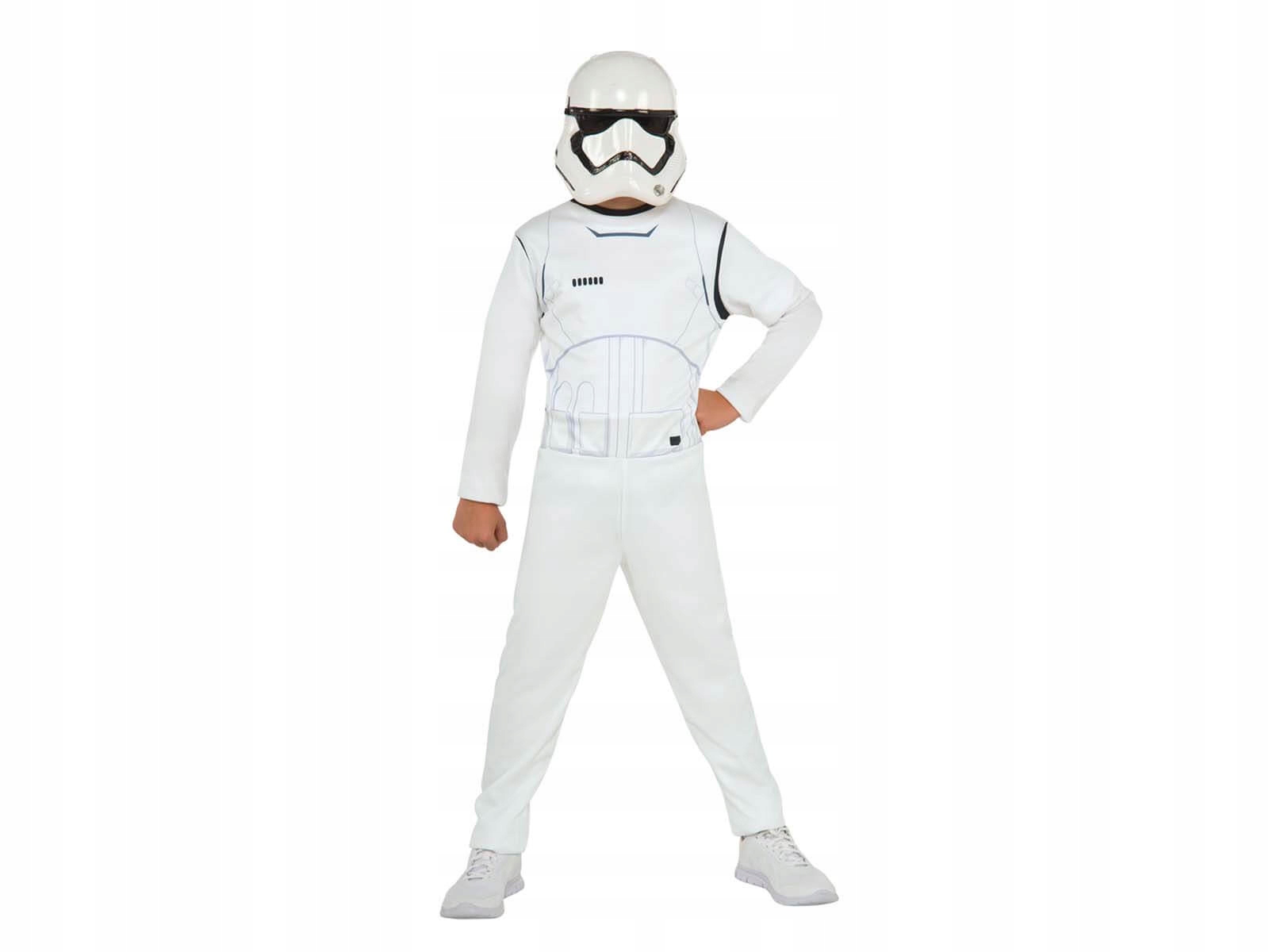 Kostým pre chlapca- Stormtrooper kostým 127/137 cm outfit Star Wars