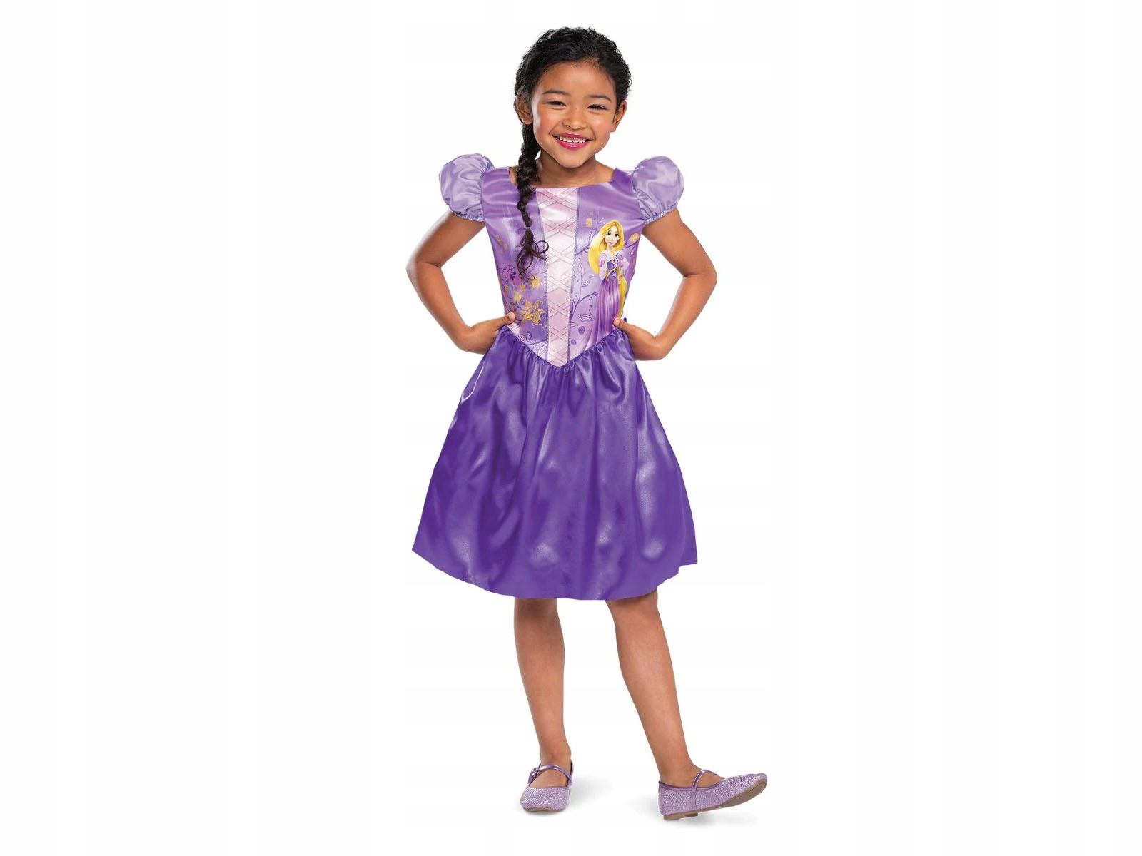 Kostým pre dievča - Kostým Rapunzel Disney 120-130