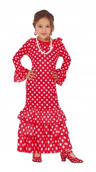 Kostým pre dievča - Giirca Flamenco Dancer kostým 104