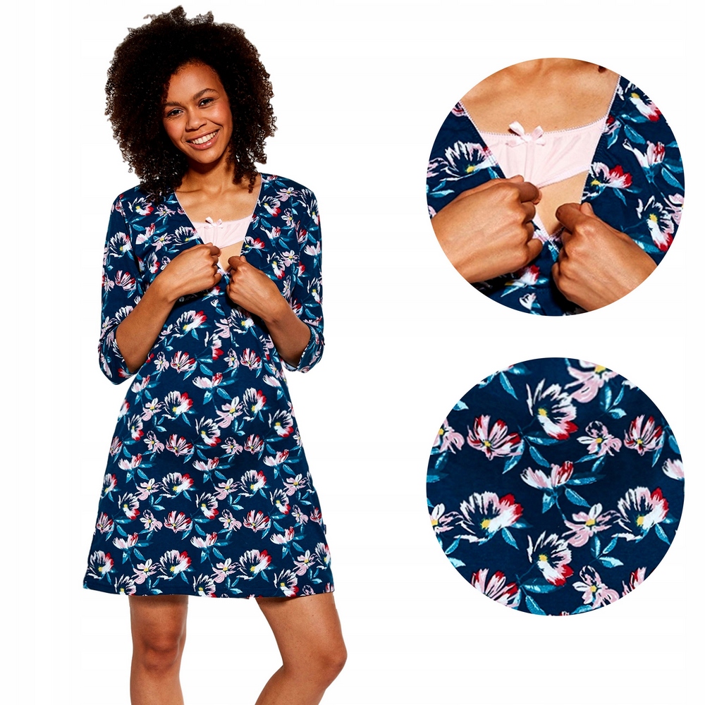 Cornette 070/02 NightGown Joanna Navy
