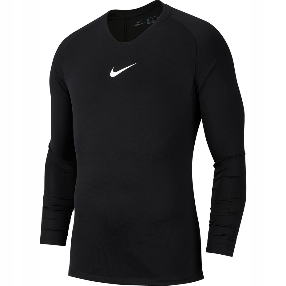 Detská košeľa - Detská košeľa Nike 158 s dlhým rukávom čierna