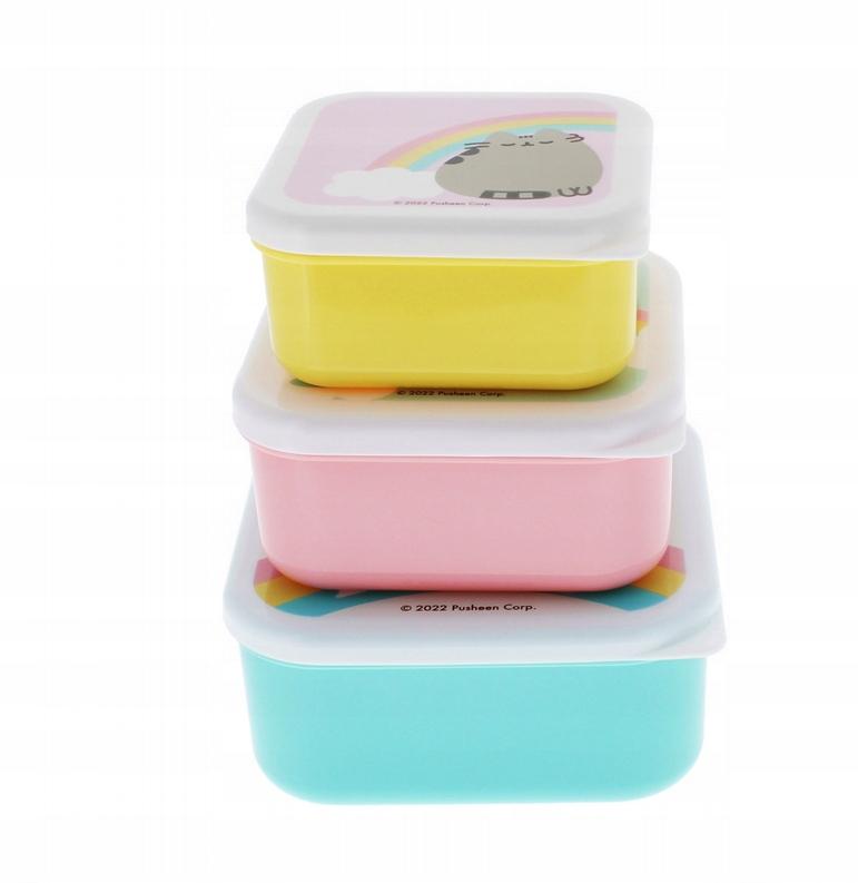 Detský desiatový box, fľaša - Cat Cat Lunchbox Raňajky kontajnery