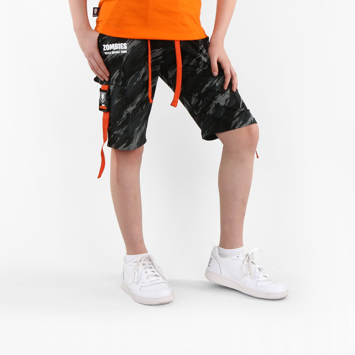 Detská košeľa - Šortky 170 khaki, viacfarebné