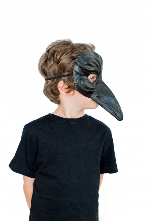 Kostým, maska - Kruk Crow Wrona Kawka Mask