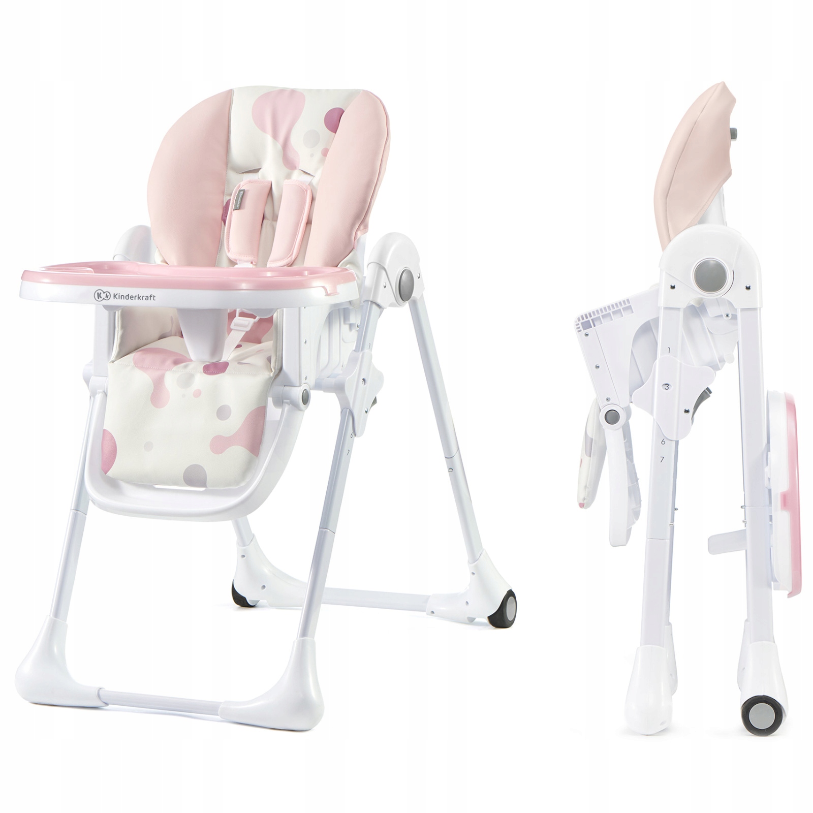 Kinderkraft vysoká stolička 105 x 55,5 x 84,5 cm KKKYUMMGRY0000