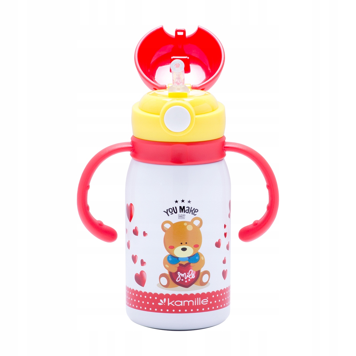 Kamille hrnček 300 ml červená